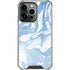 Blue Marbling iPhone 16 Pro Clear Case